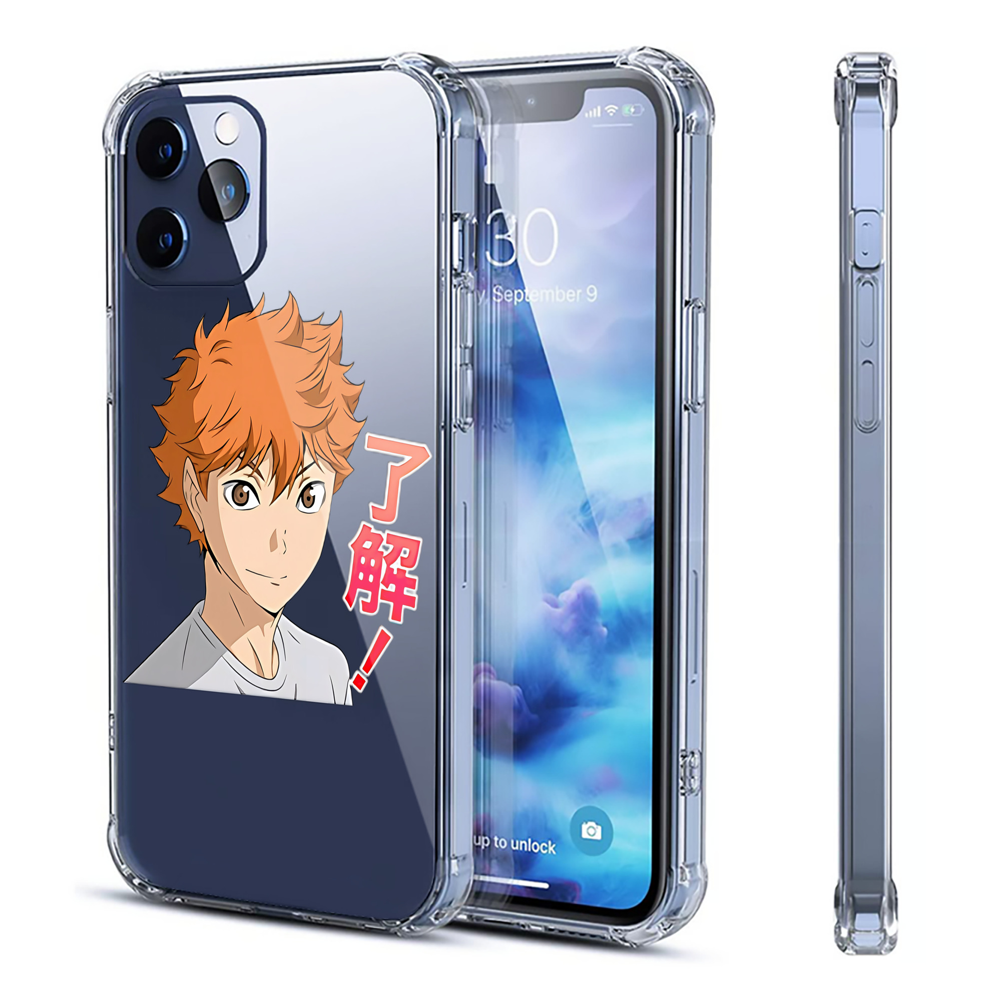 （画像用） ハイキュー!! Haikyu!! 【iPhone 12シリーズ対応】透明スマホケース（クリアソフトケース）